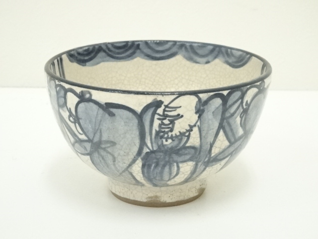 JAPANESE TEA CEREMONY / TEA BOWL CHAWAN / MOKUBEI STYLE / WISE MAN